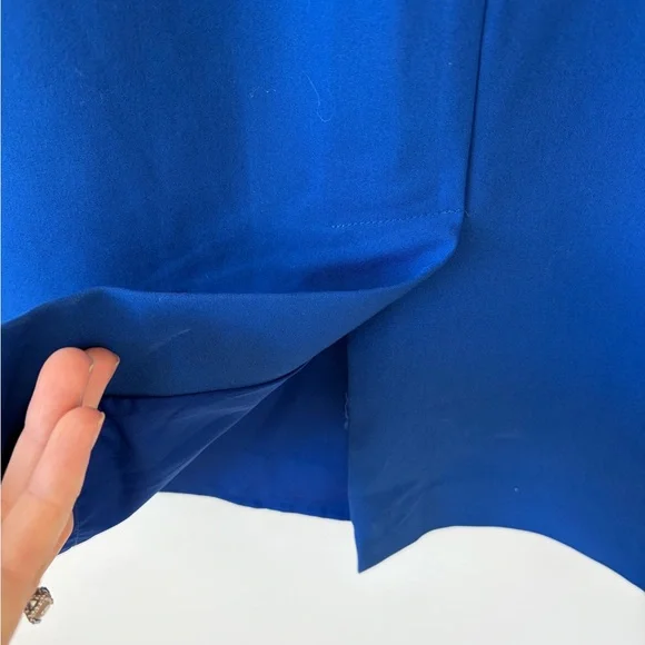 Amanda & Chelsea Vibrant Blue Pencil Skirt - Picture 8 of 9